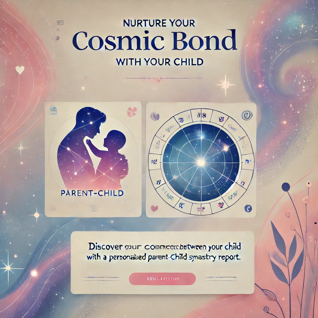 Parent child synastry reading Parent child compatability report personalized by you only